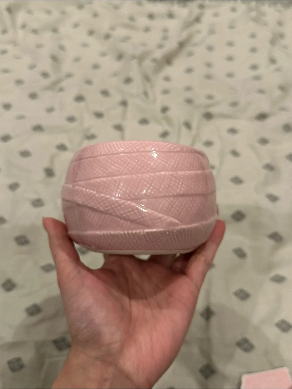 Pink Mummy Halloween Sugar Pot
